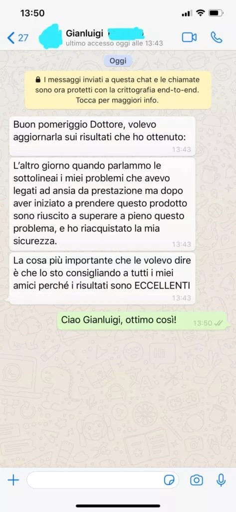 testimonianze positive tauro plus